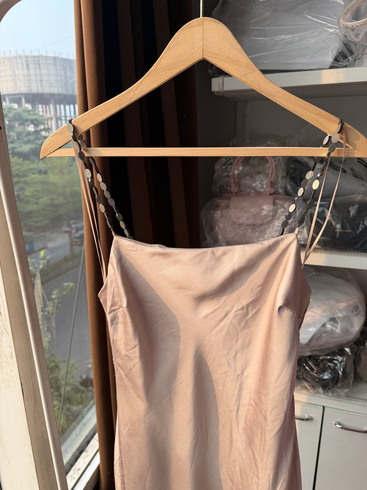ZARA SATIN DRESS