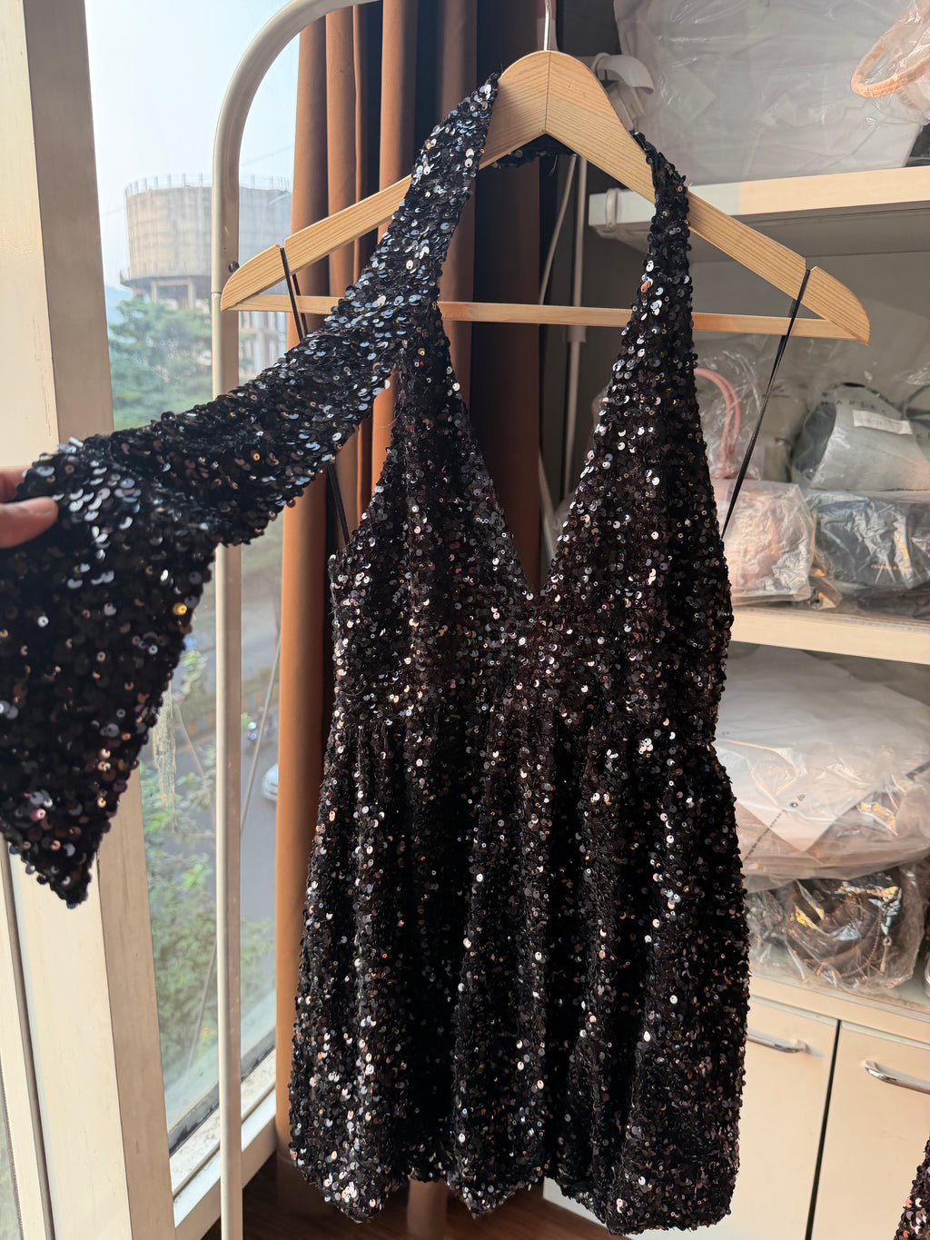 Zara sequins dress
