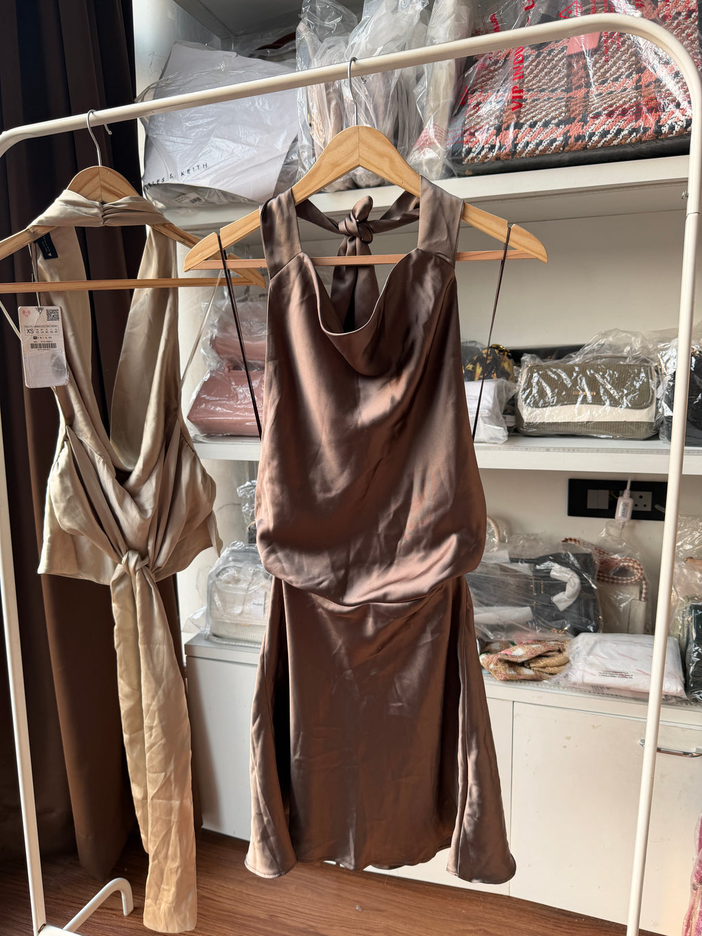 Zara backless dress