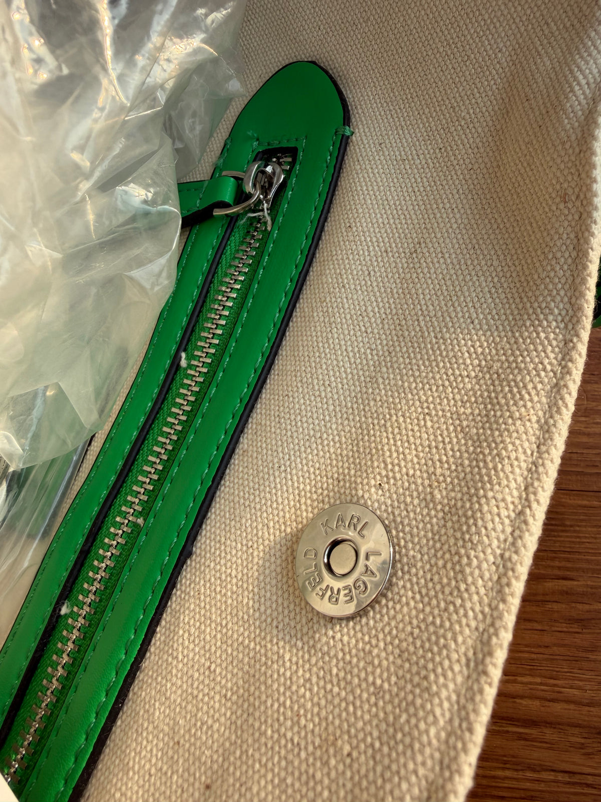 KARL LAGERFIELD CANVAS TOTE