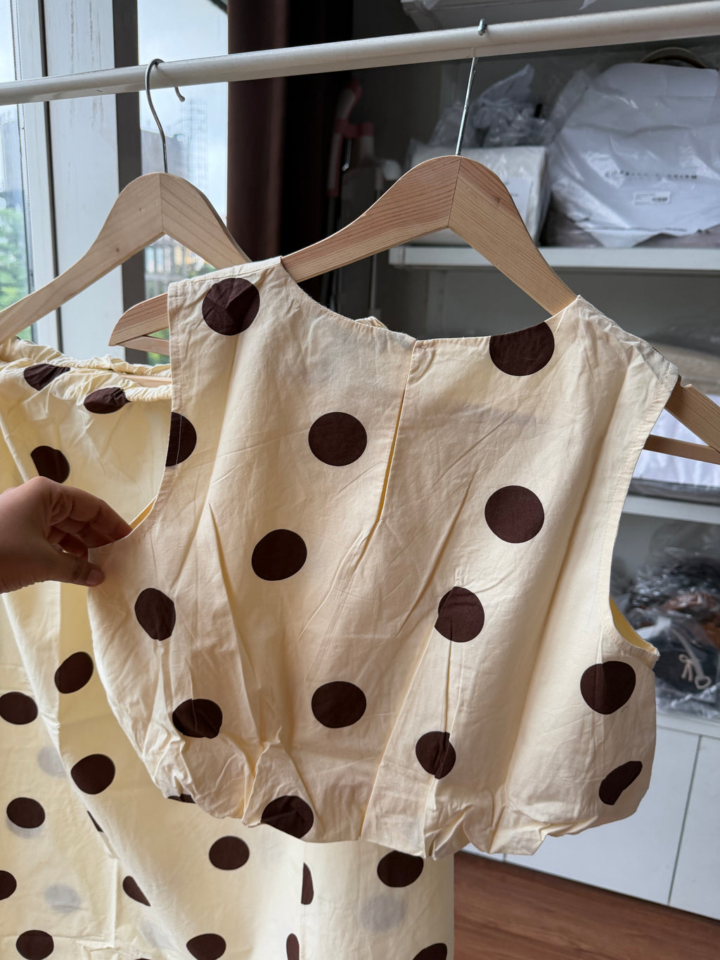 NEW LOOK POLKA DOT COORD SET