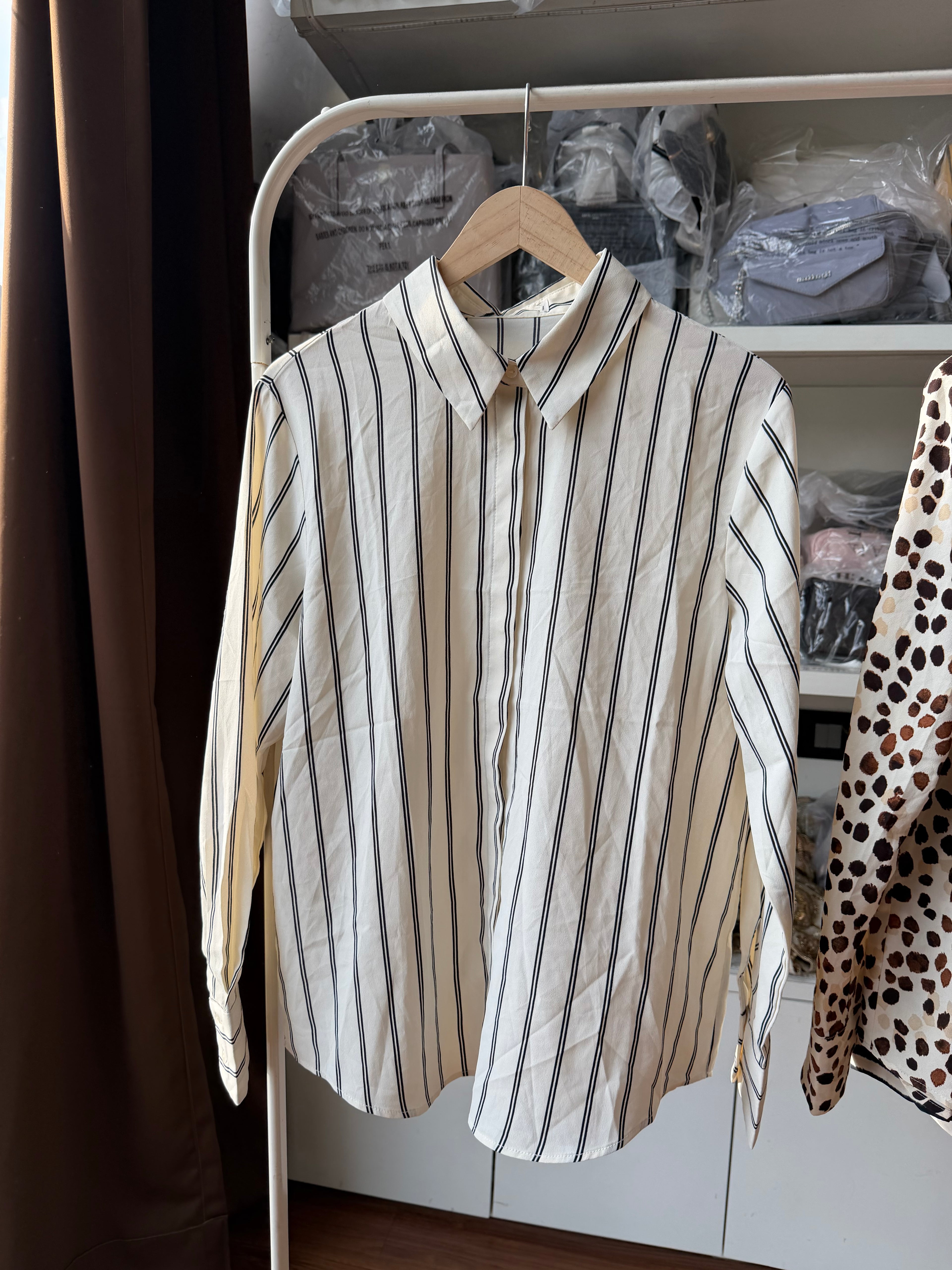 MANGO SHIRT STRIPED