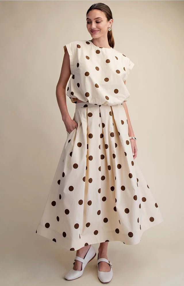 NEW LOOK POLKA DOT COORD SET