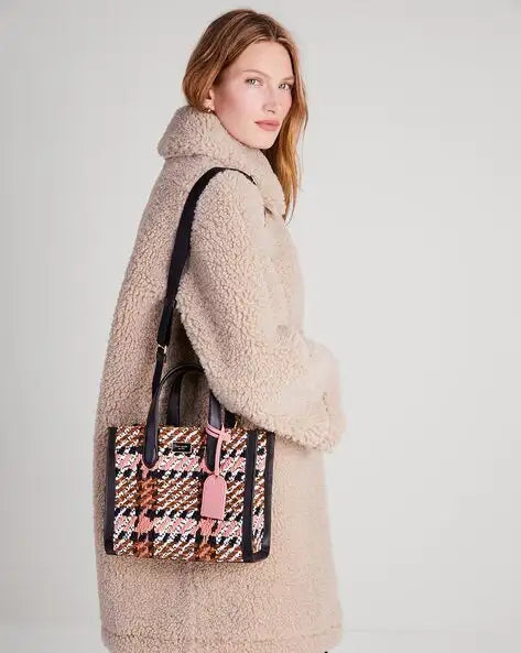 KATE SPADE Manhattan Plaid SMALL Tote Bag