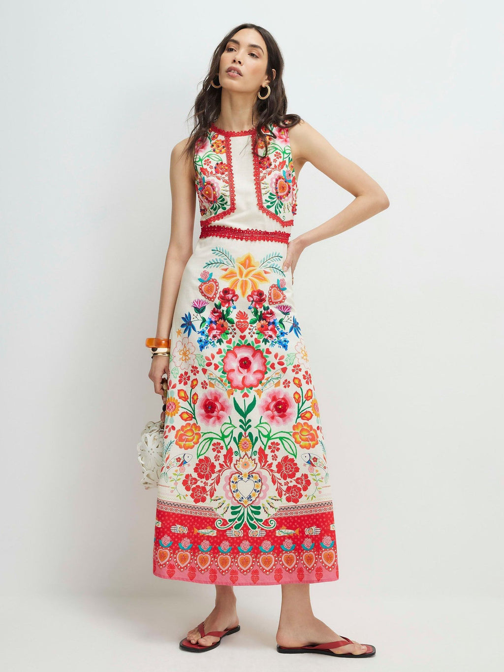 RIVER ISLAND LINEN DRESS