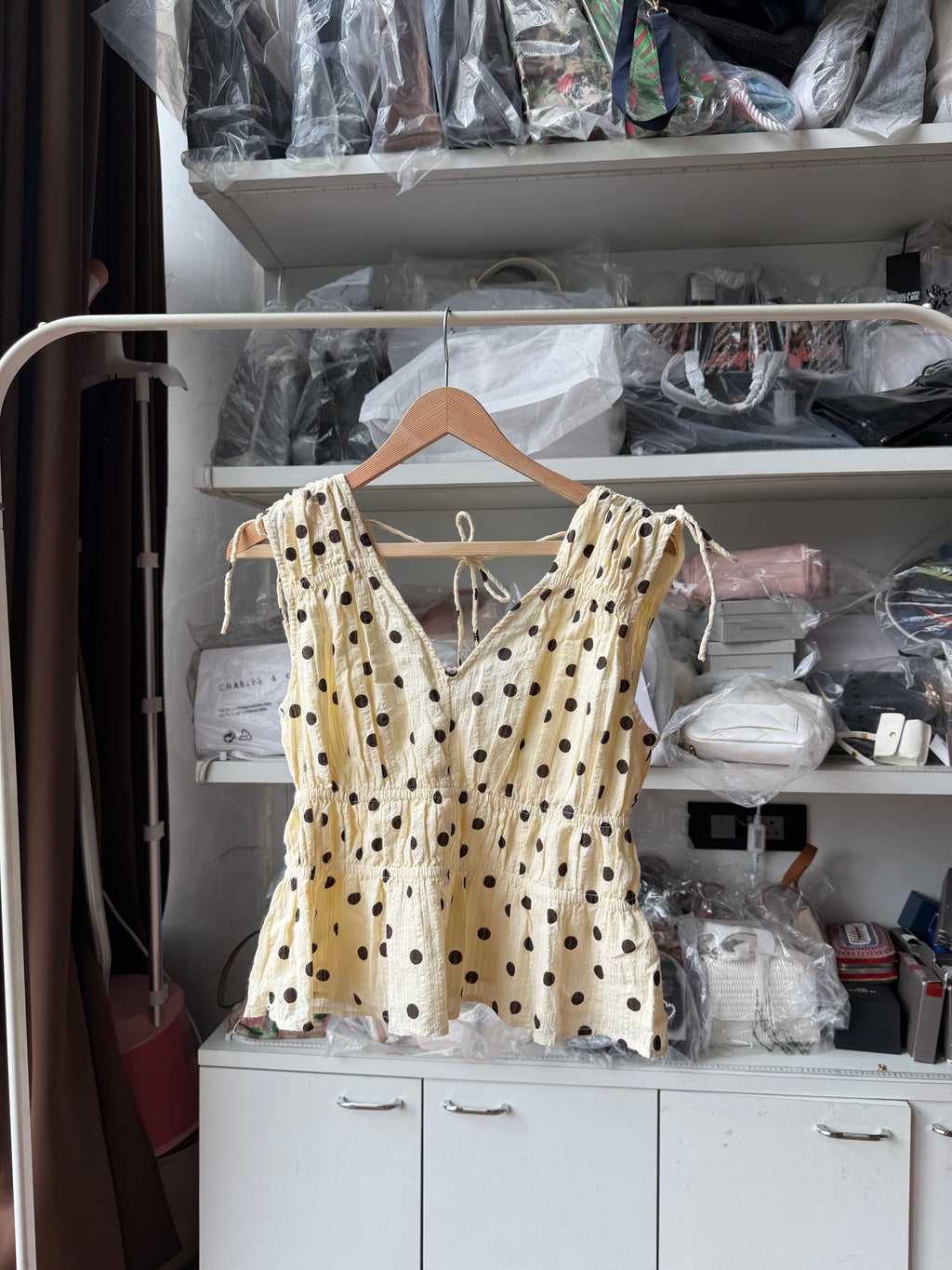 BUTTER YELLOW POLKA DOT