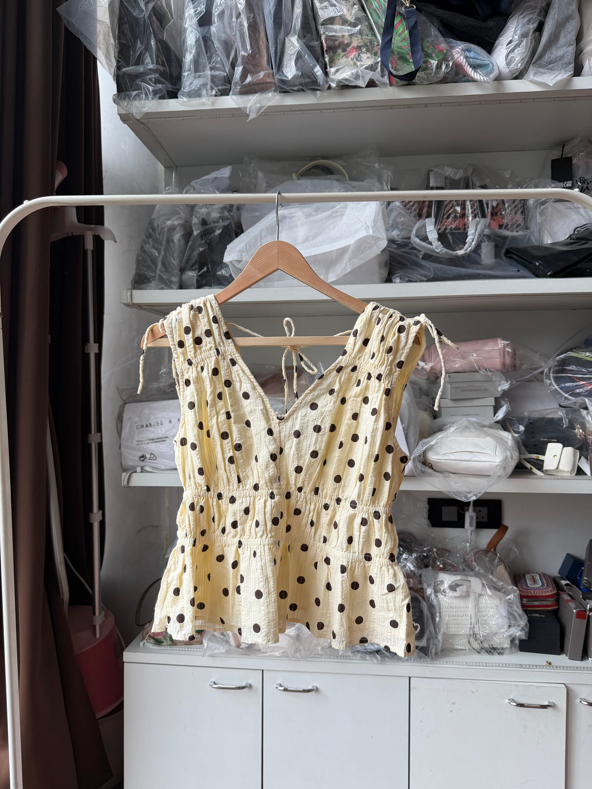 BUTTER YELLOW POLKA DOT