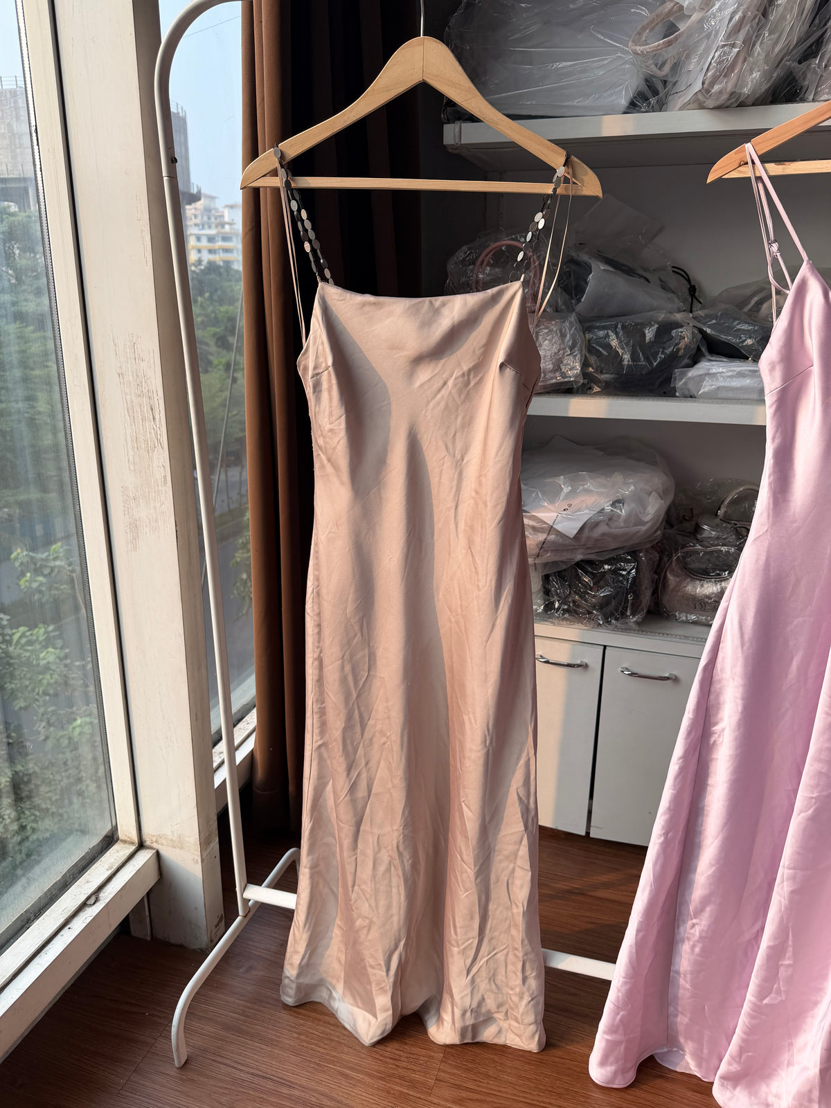 ZARA SATIN DRESS