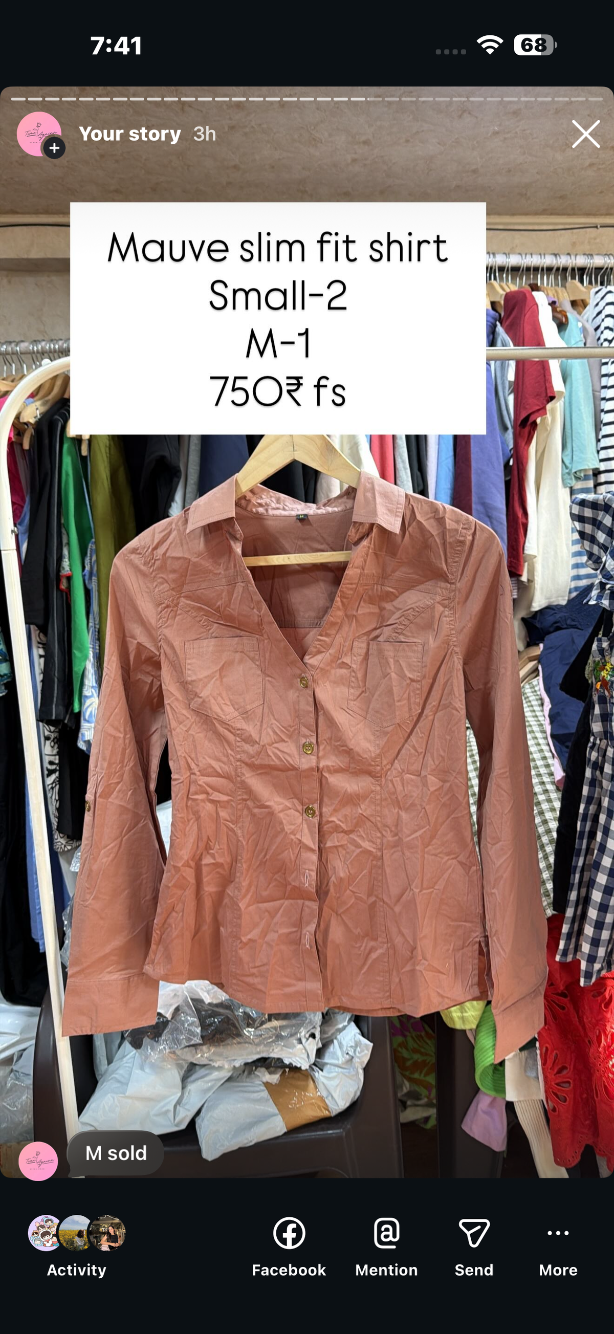 MAUVE SHIRT