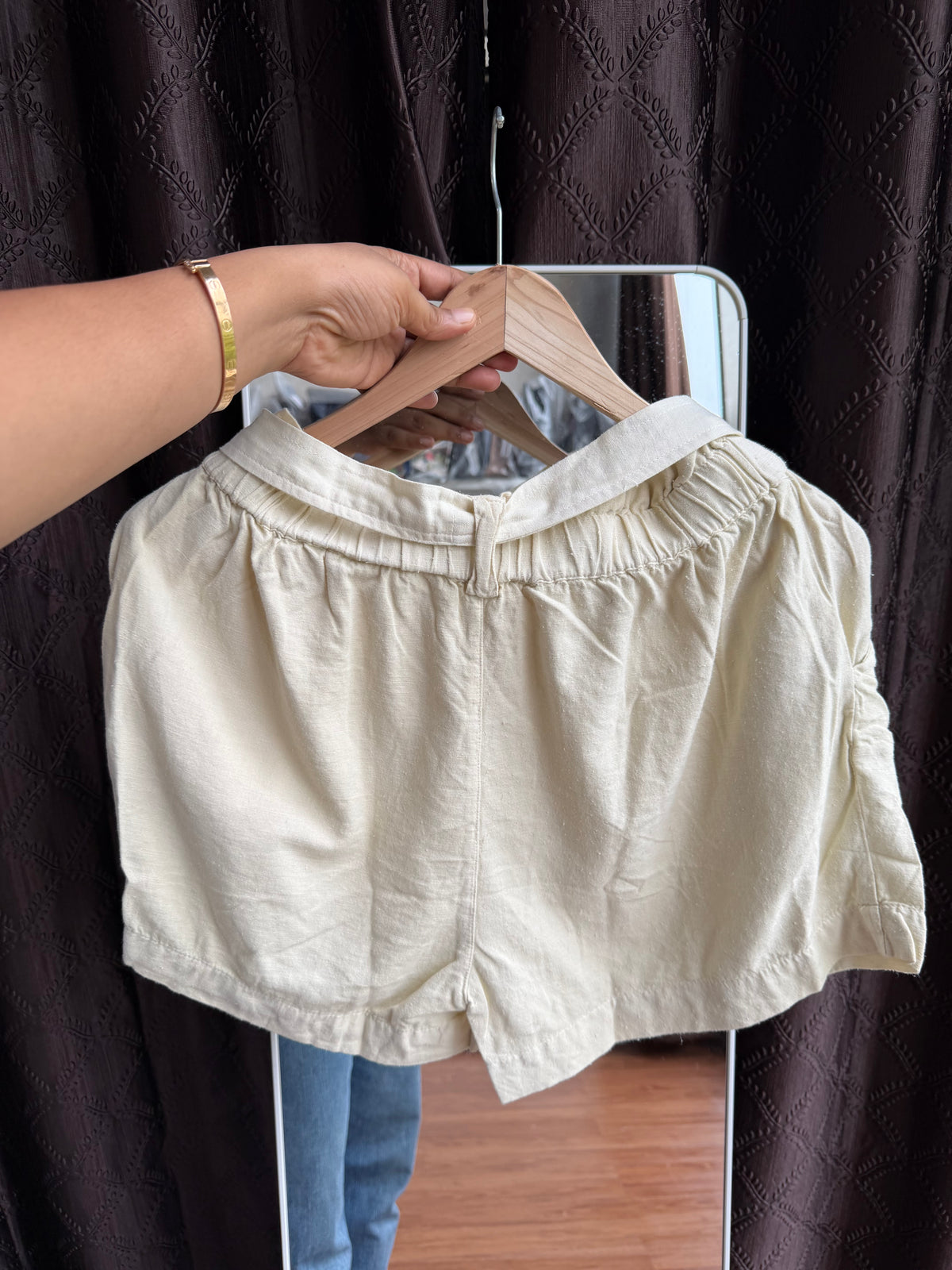 MANGO LINEN SHORTS