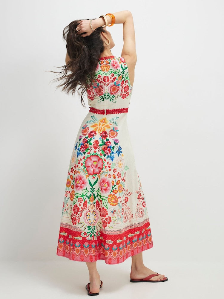 RIVER ISLAND LINEN DRESS