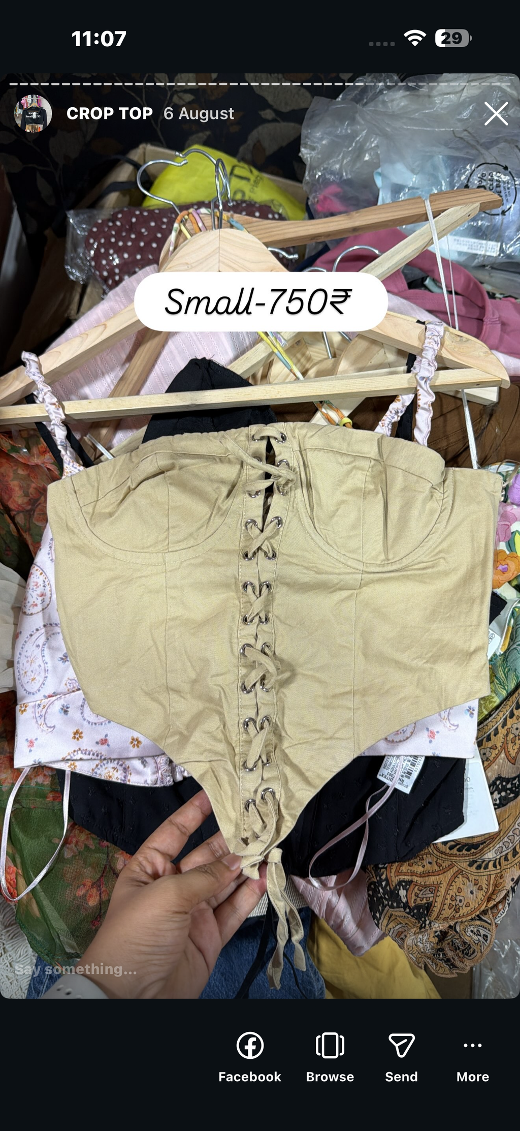 Superdown bustier