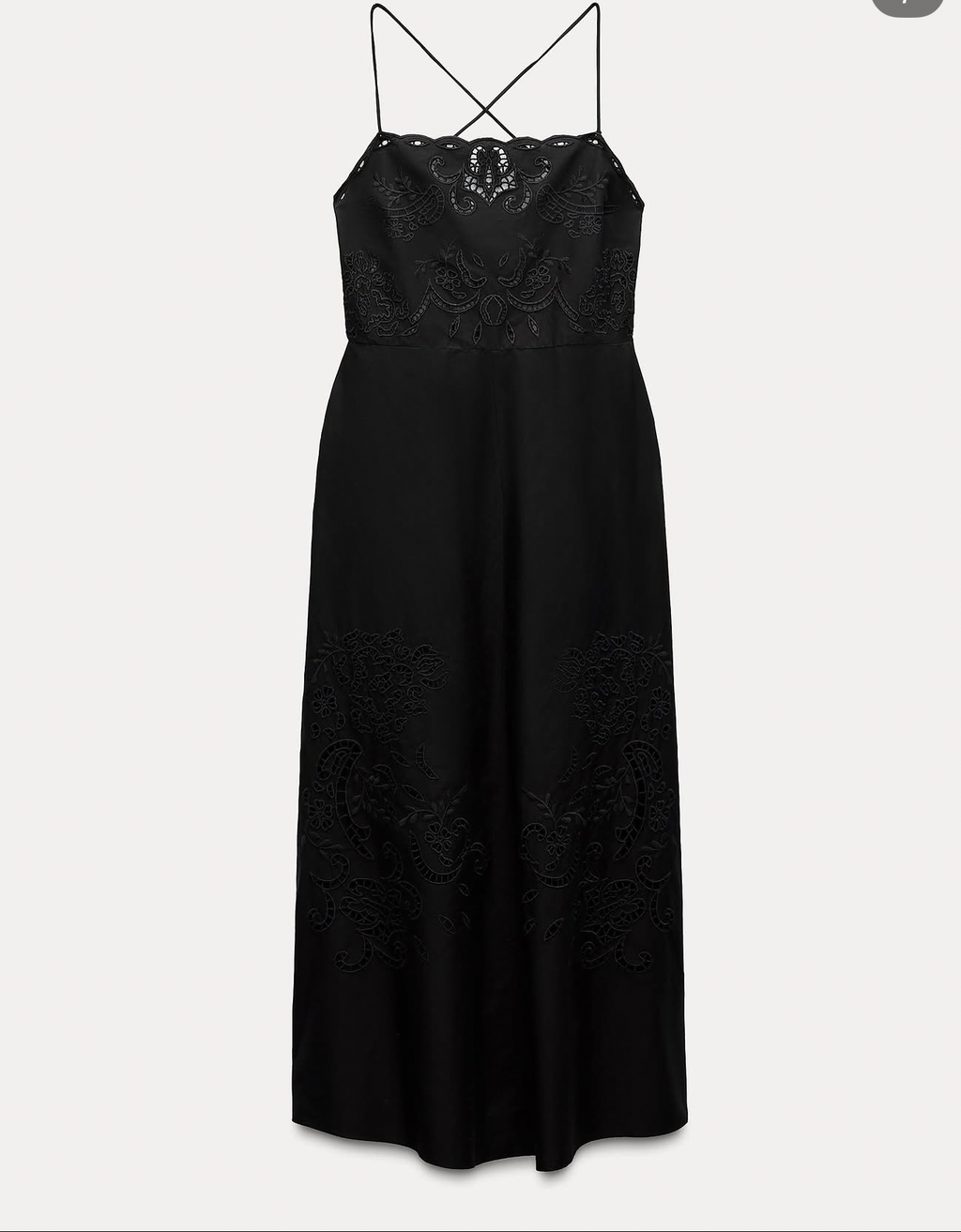 ZARA POPLIN COTTON BACKLESS