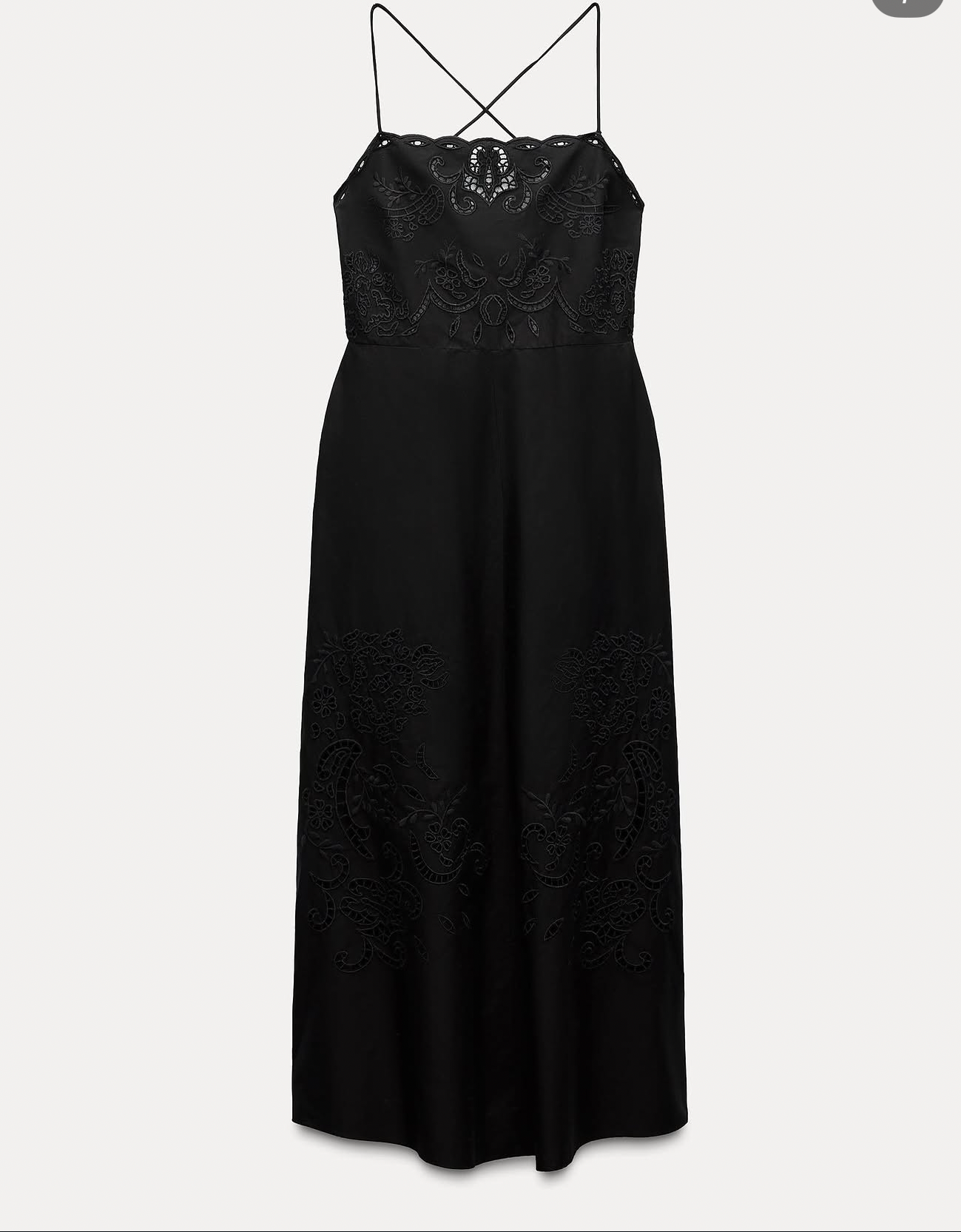 ZARA POPLIN COTTON BACKLESS