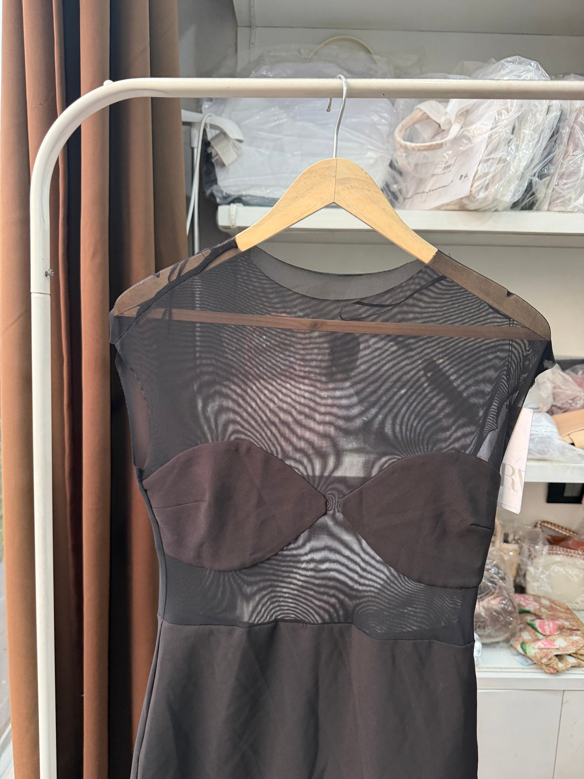 ZARA SEMI MESH DRESS