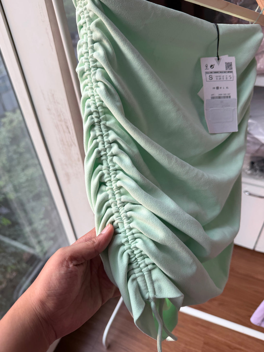 Zara ruched skirt
