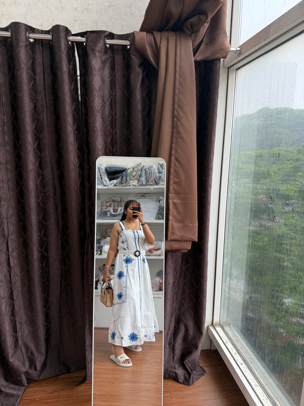 RIVER ISLAND EMBROIDERED DRESS