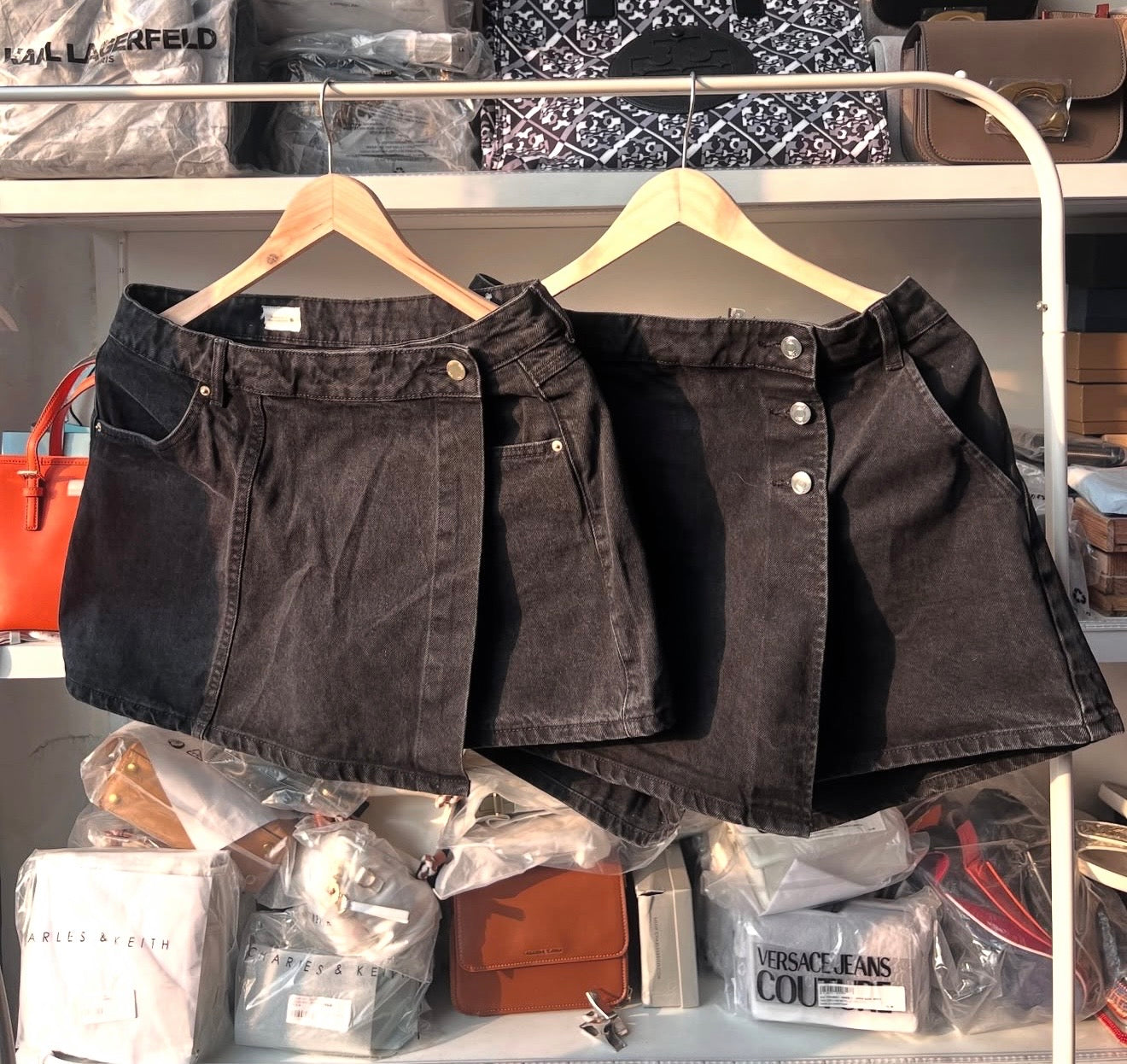 ZARA DENIM SKORTS
