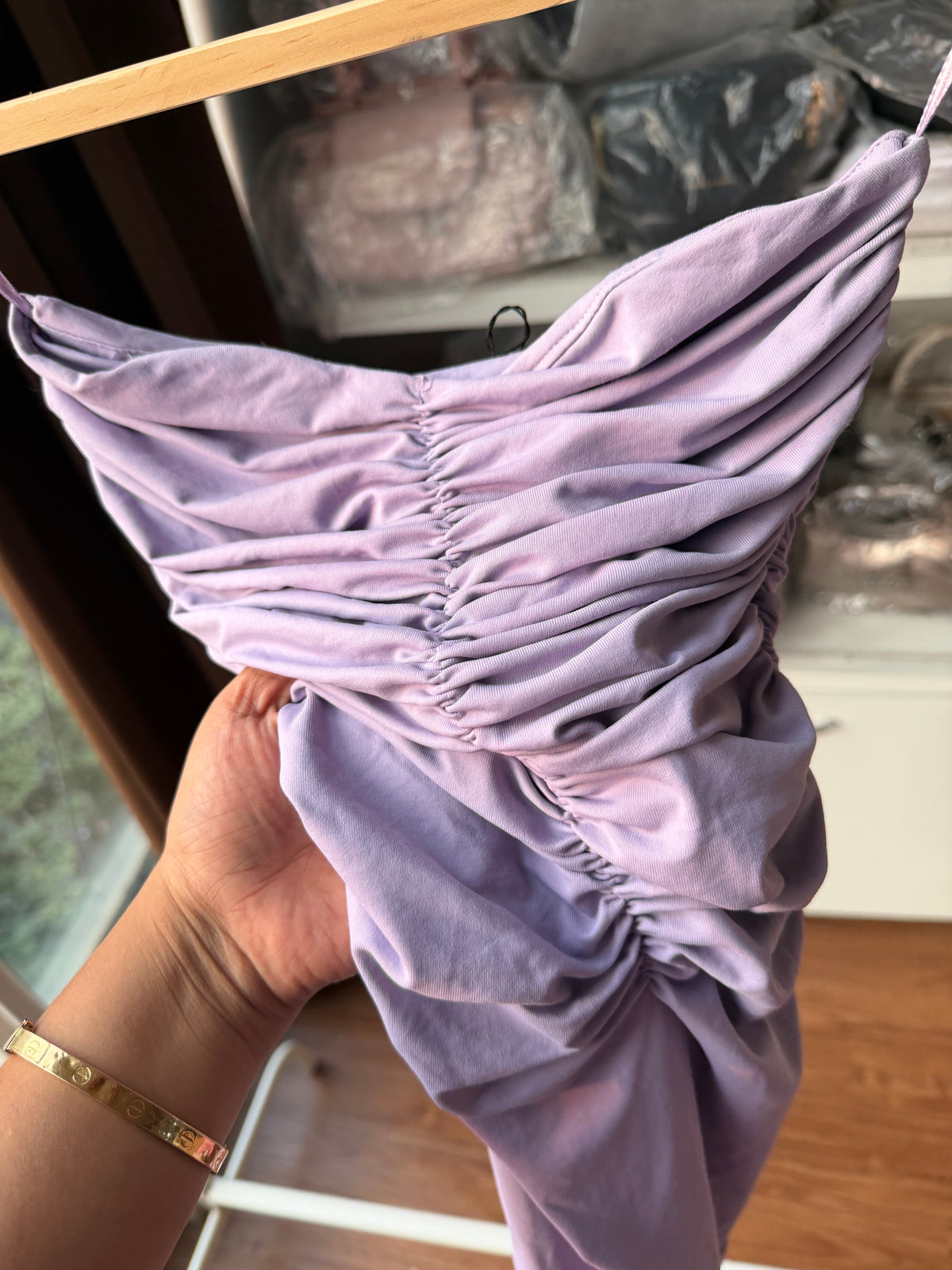 Zara ruched dress
