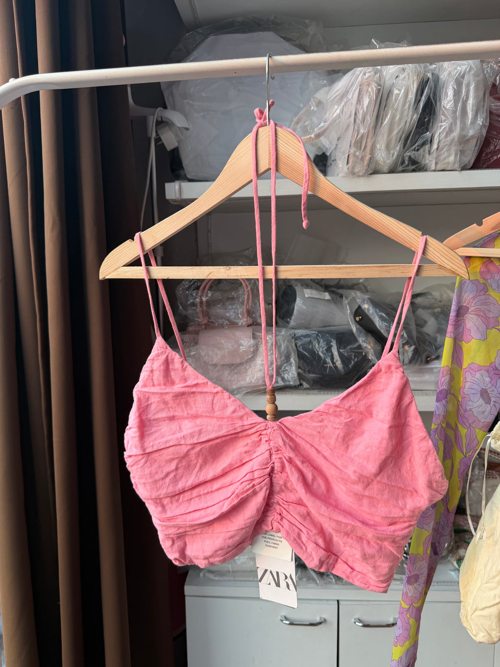 Zara top linen