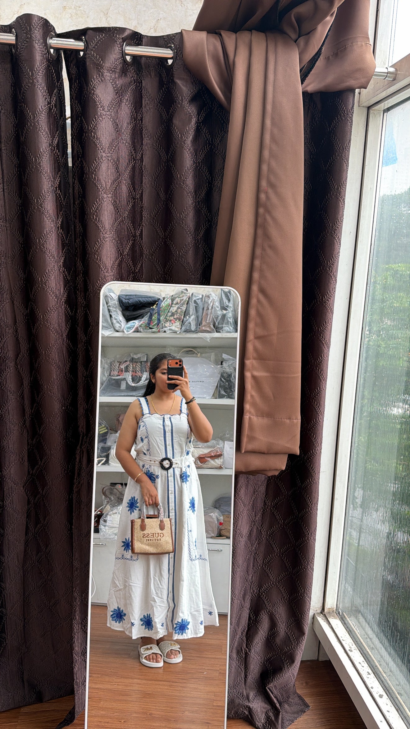 RIVER ISLAND EMBROIDERED DRESS