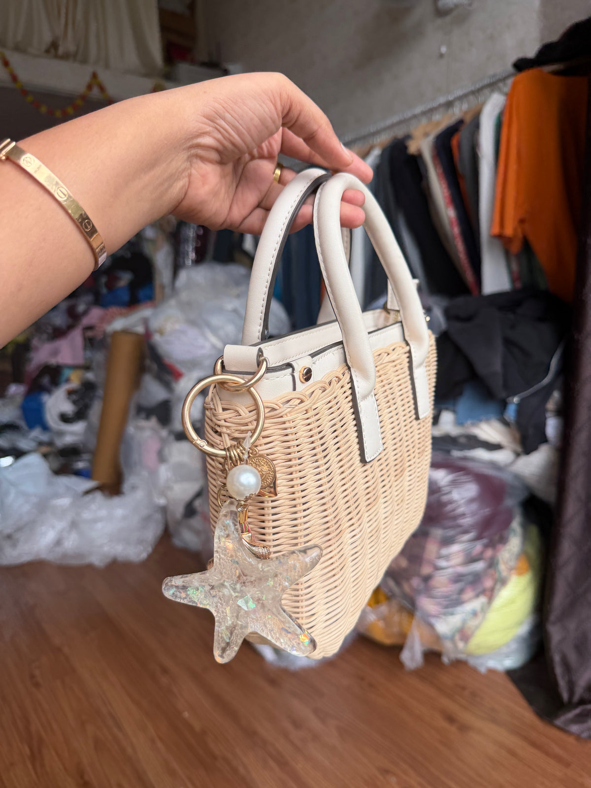 ALDO STRAW BAG