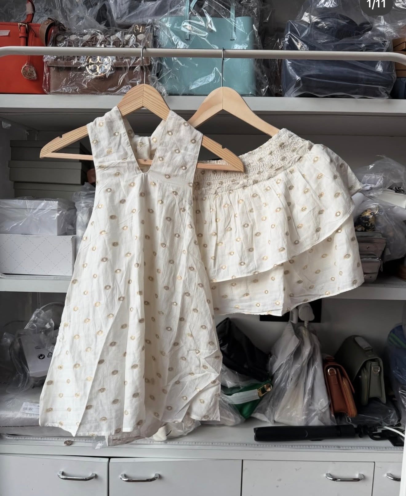 ZARA POLKA DOT COORD SET