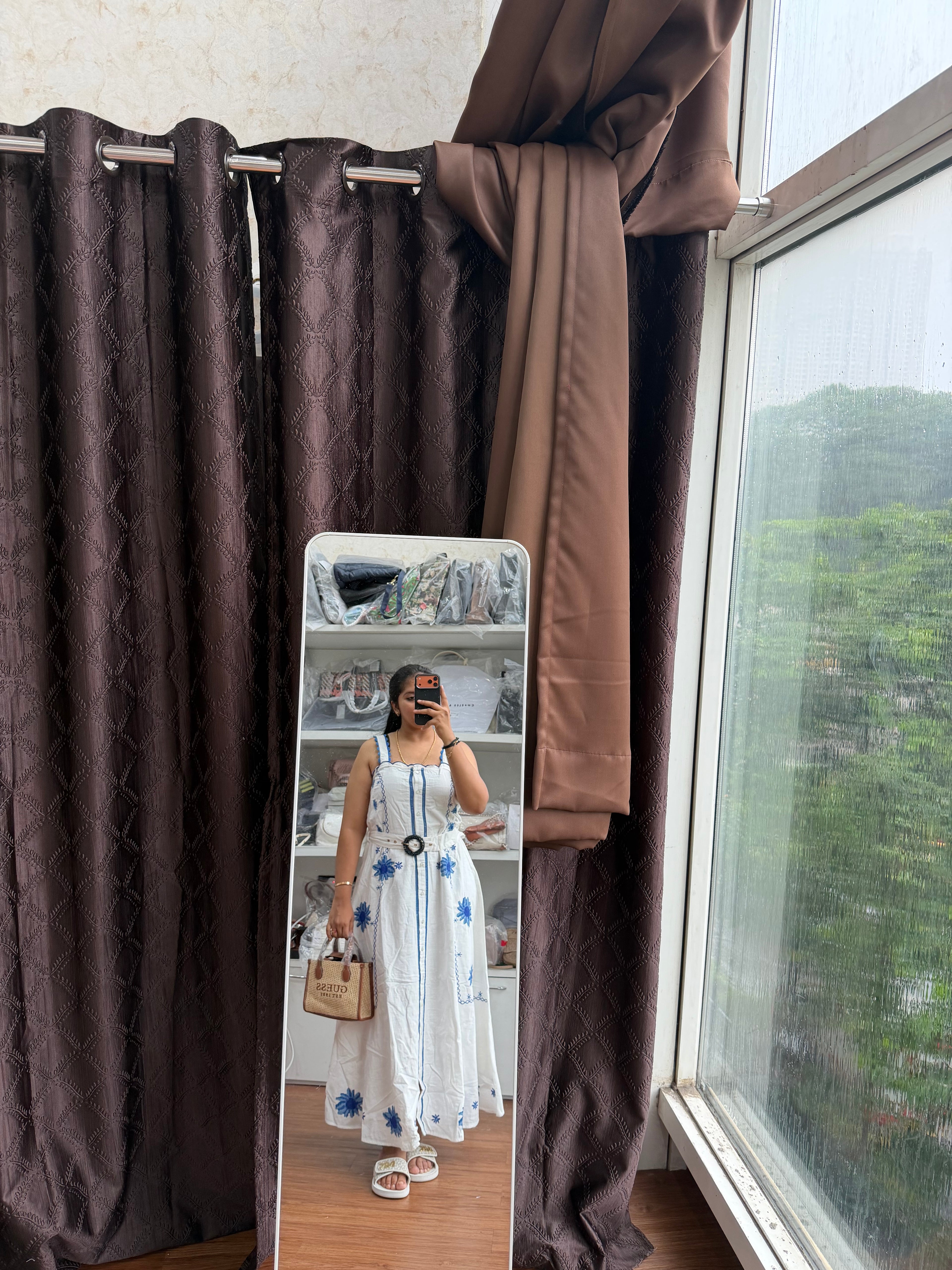 RIVER ISLAND EMBROIDERED DRESS