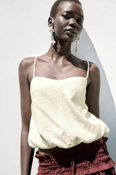 Zara top linen