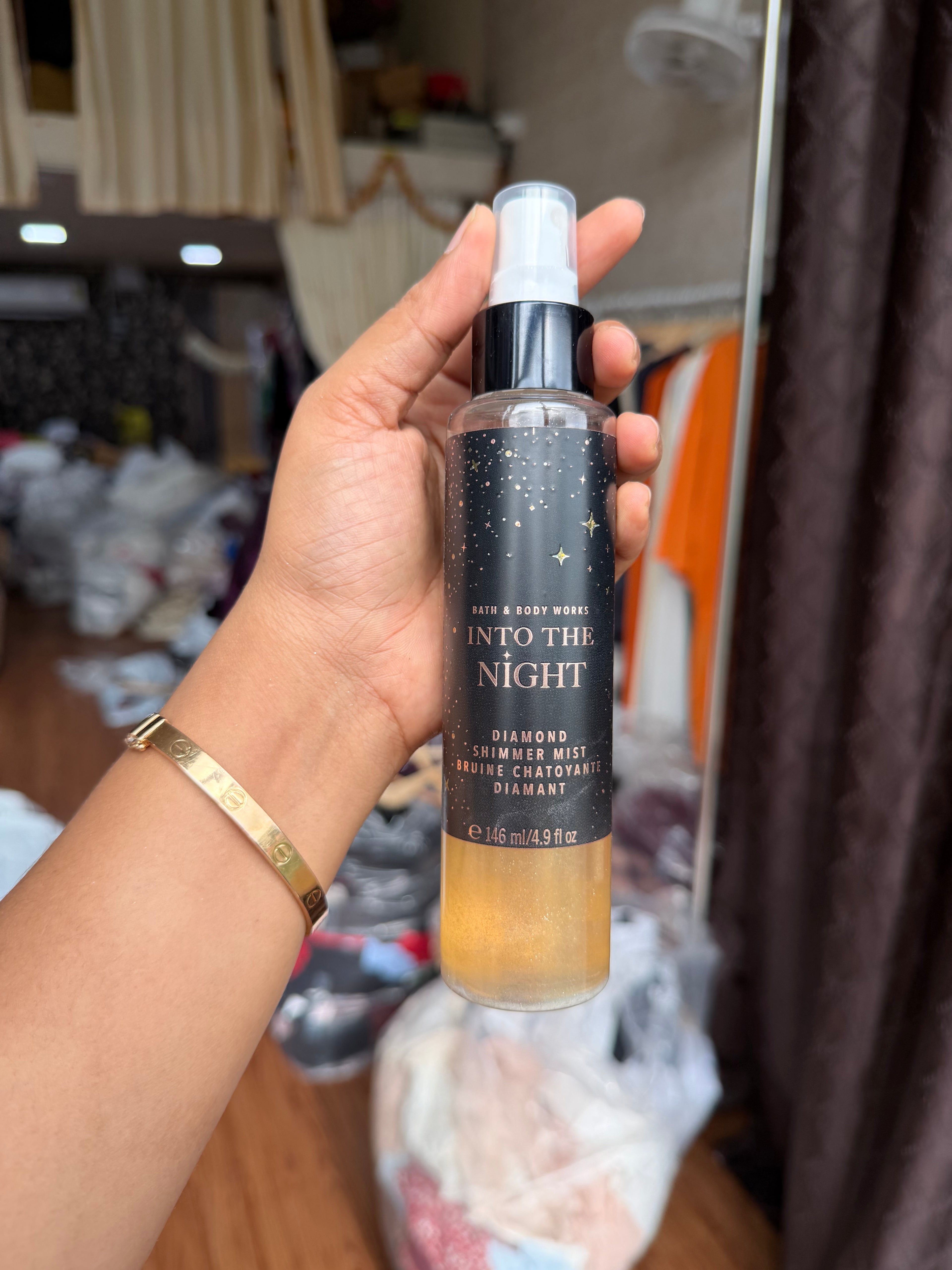 INTO THE NIGHT BATH AND BODY WORKS SHIMMER MIST