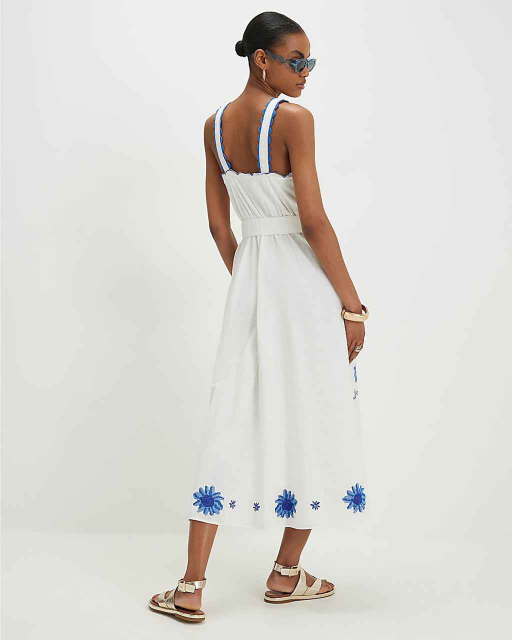 RIVER ISLAND EMBROIDERED DRESS