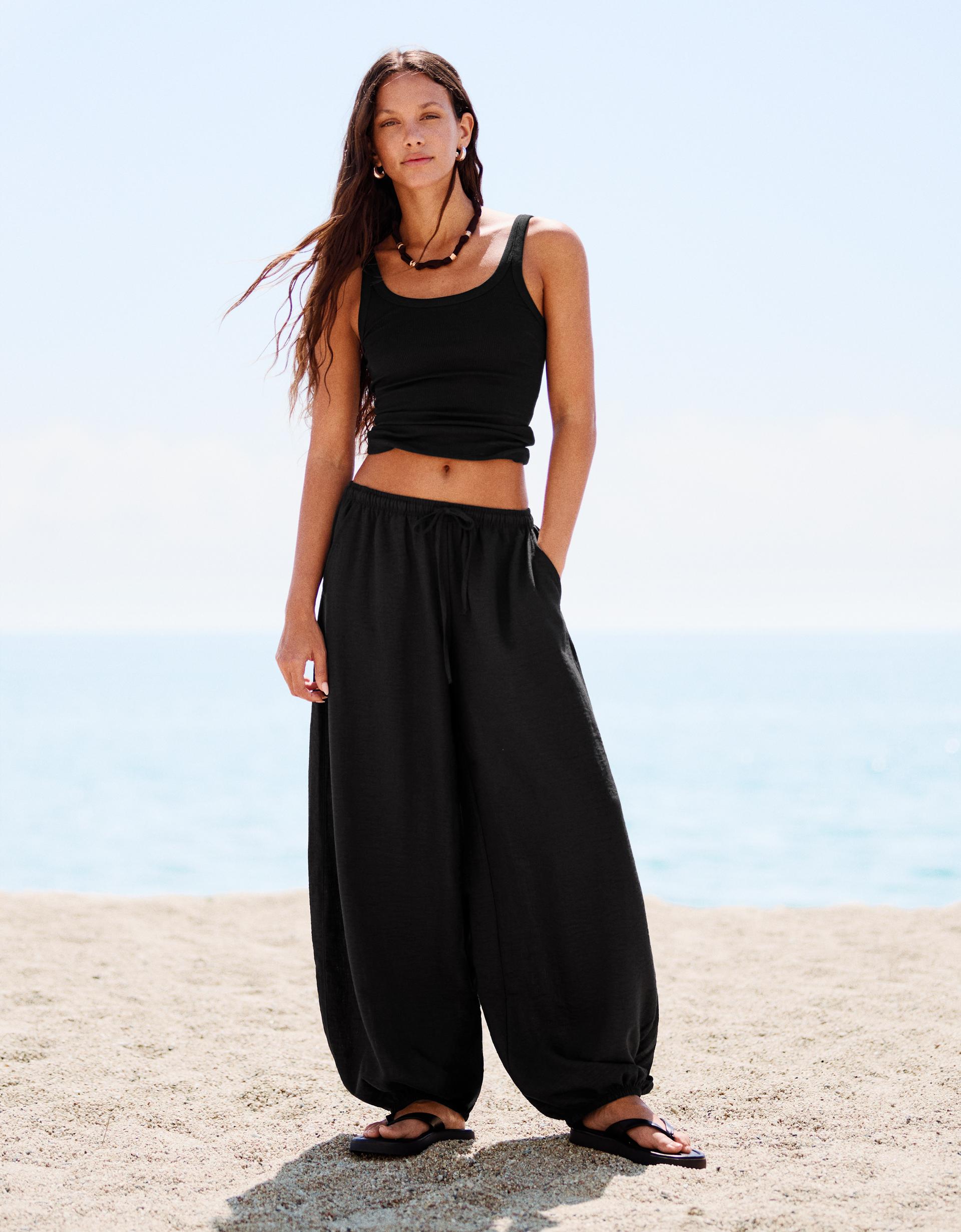GINA TRICOT BALLOON PANTS -100% COTTON