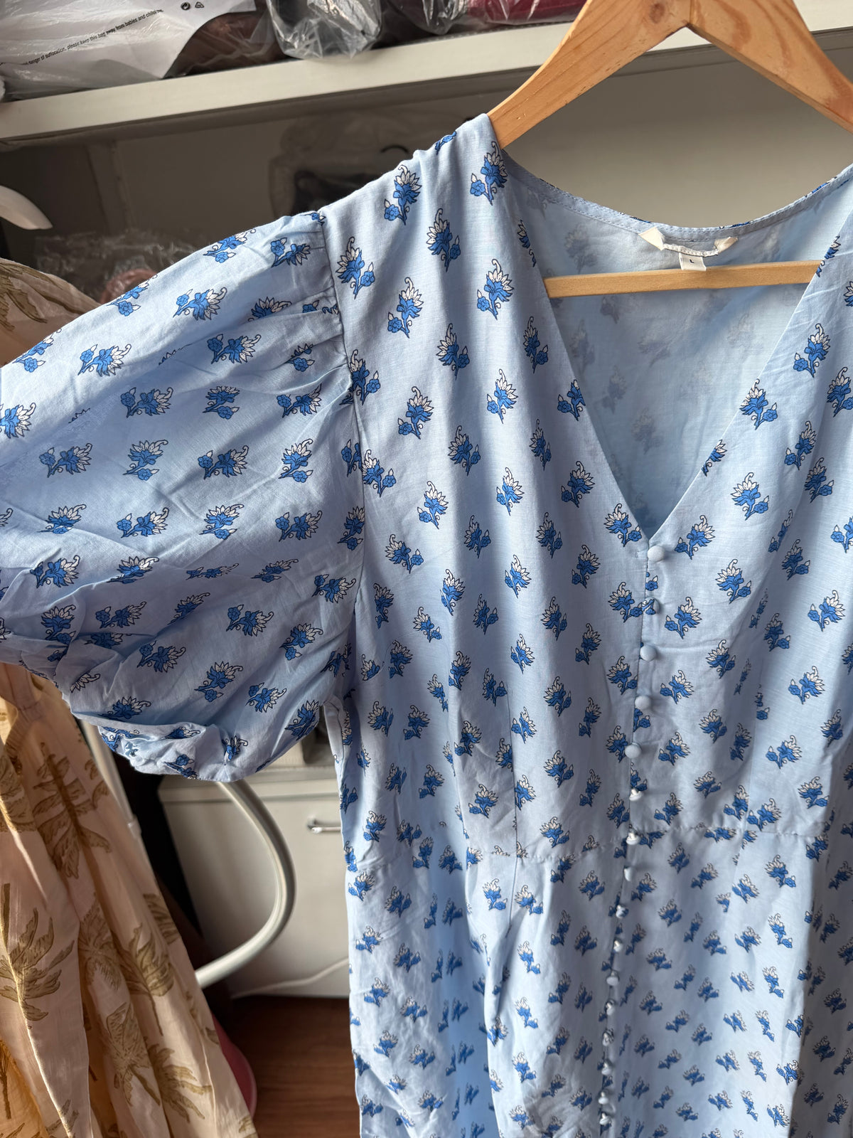BLUE INDISKA DRESS