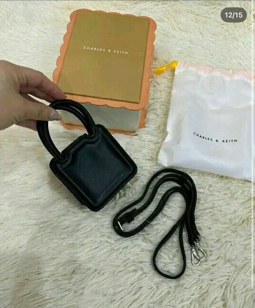 CHARLES AND KEITH PERLINE BAG