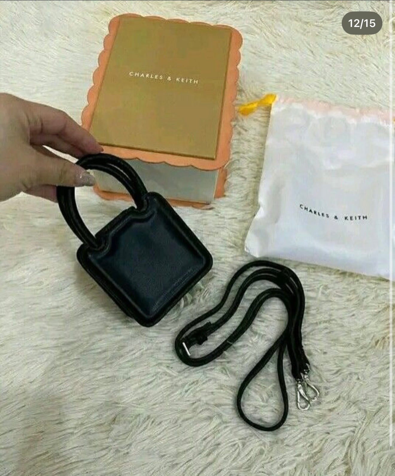 CHARLES AND KEITH PERLINE BAG