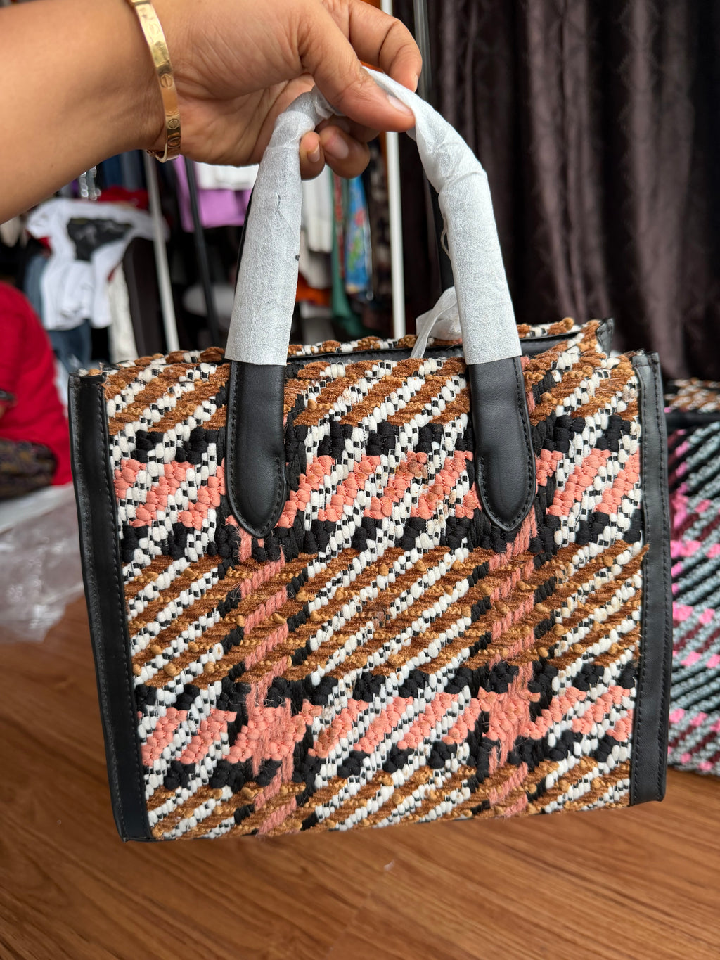 KATE SPADE Manhattan Plaid SMALL Tote Bag