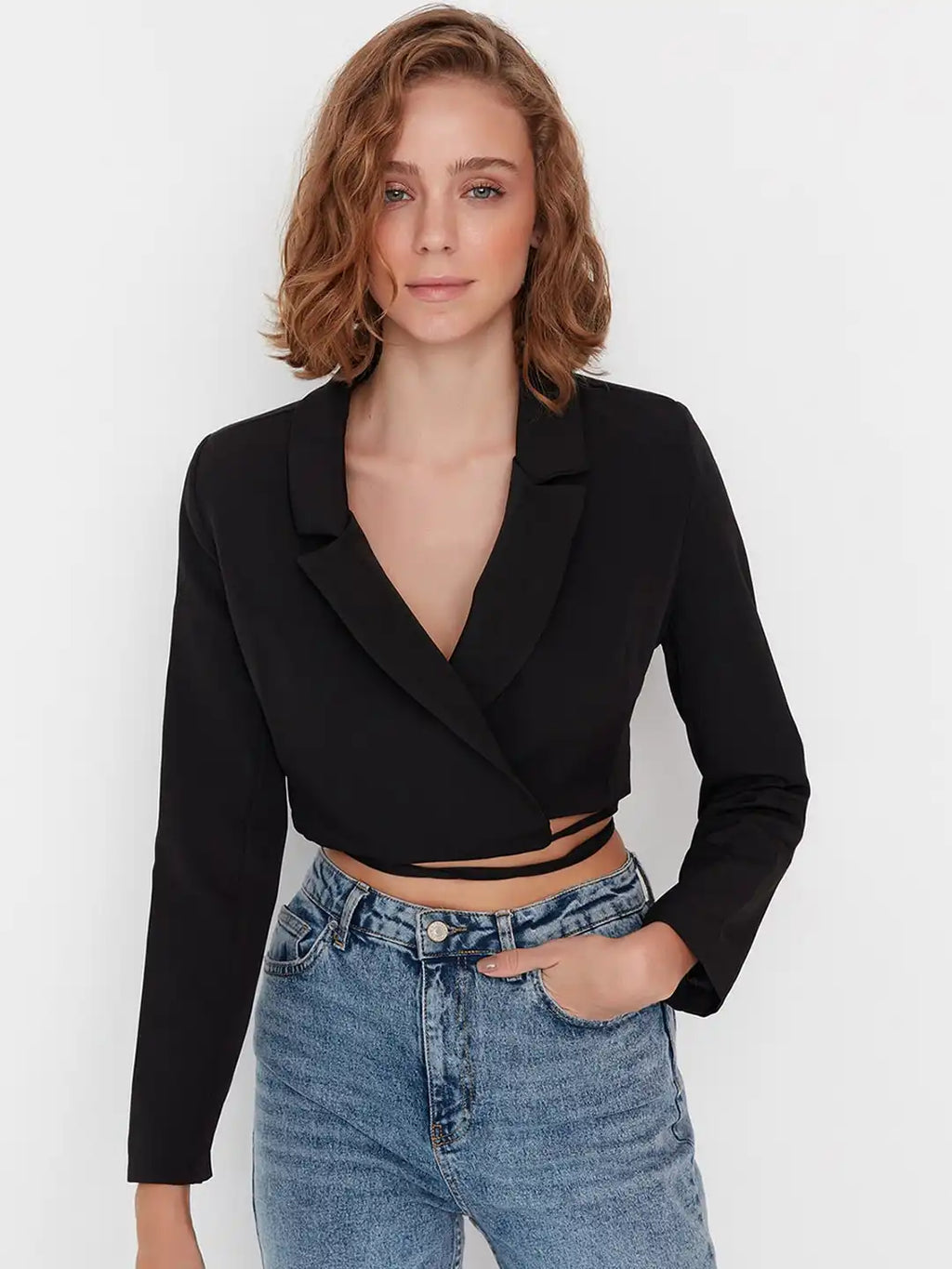 Zara blazer top