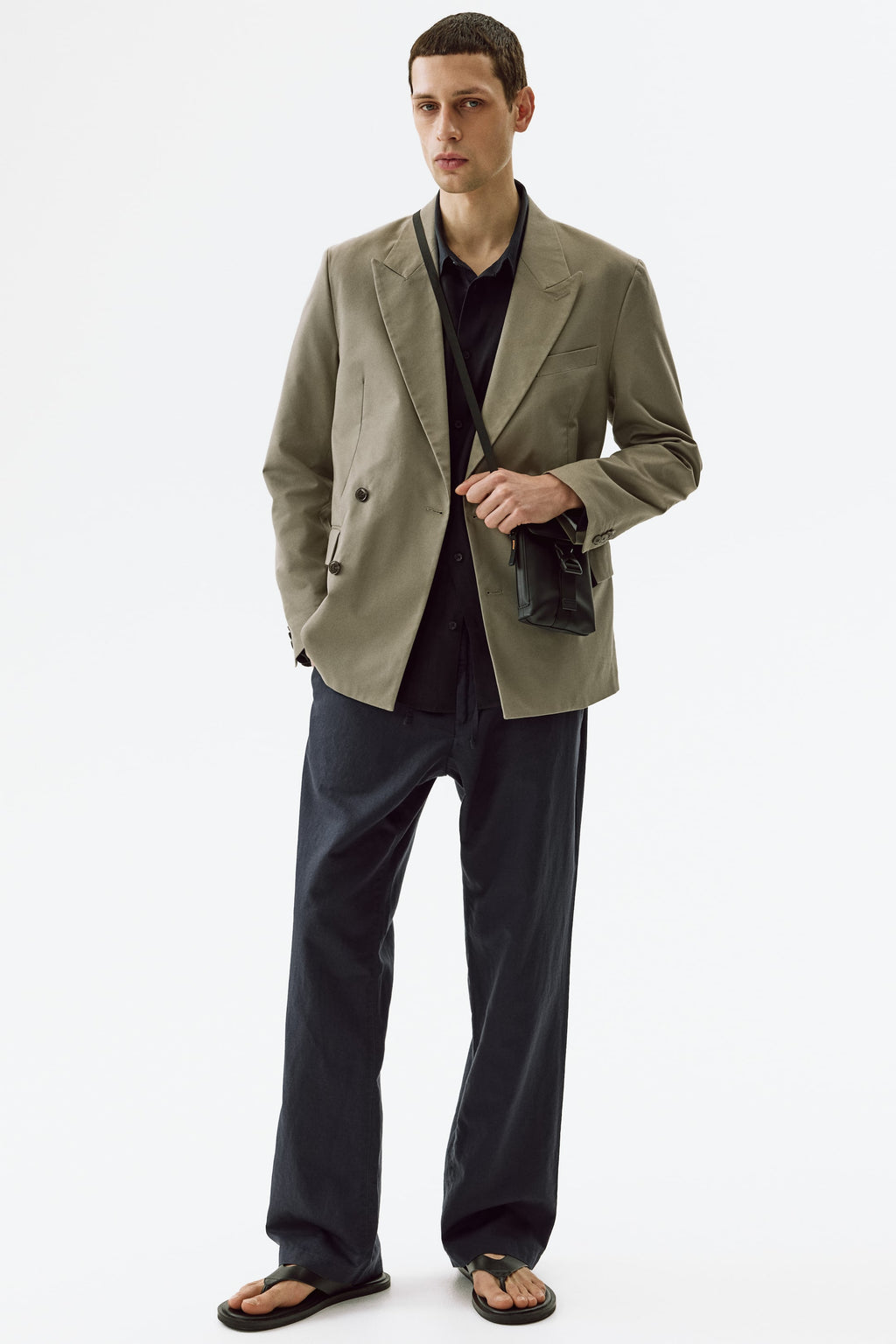 H&M mens linen pant