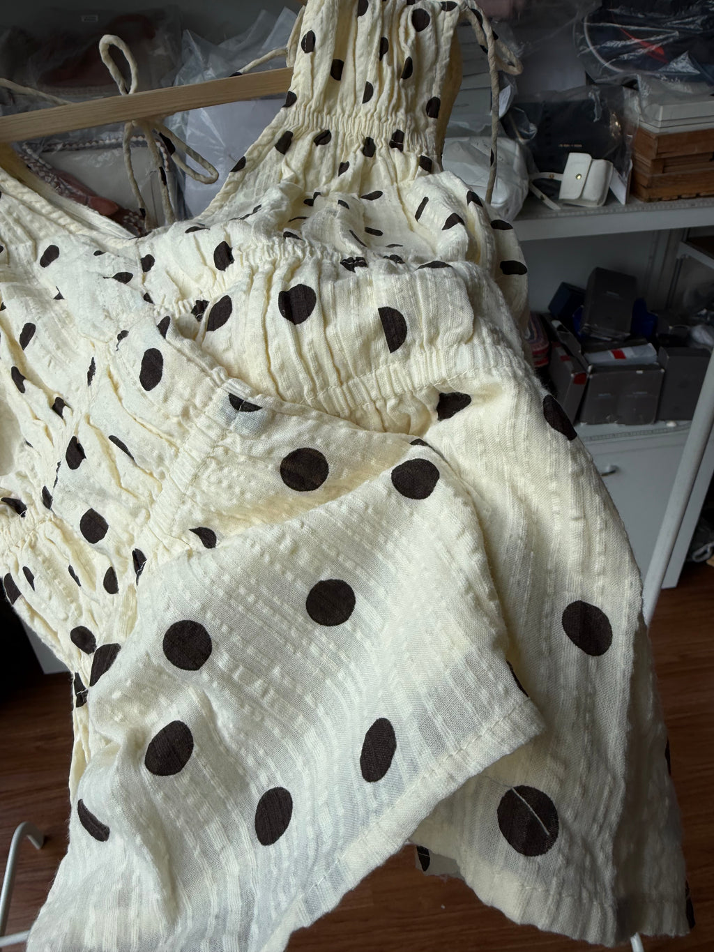 BUTTER YELLOW POLKA DOT