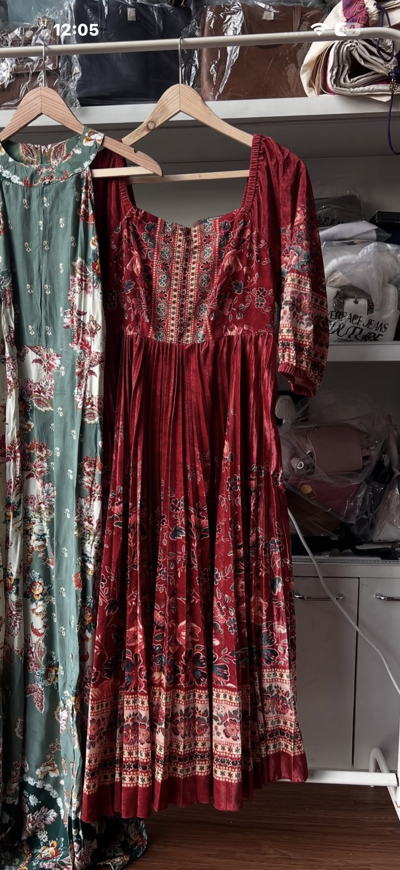 Ritu kumar velvet dress