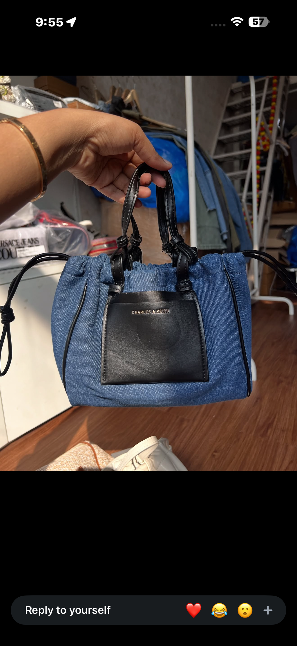 Charles & Keith potli bag