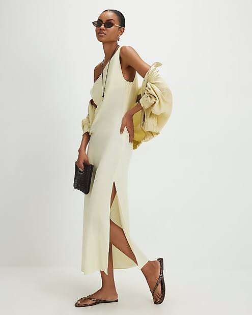 RIVER ISLAND LINEN DRESS