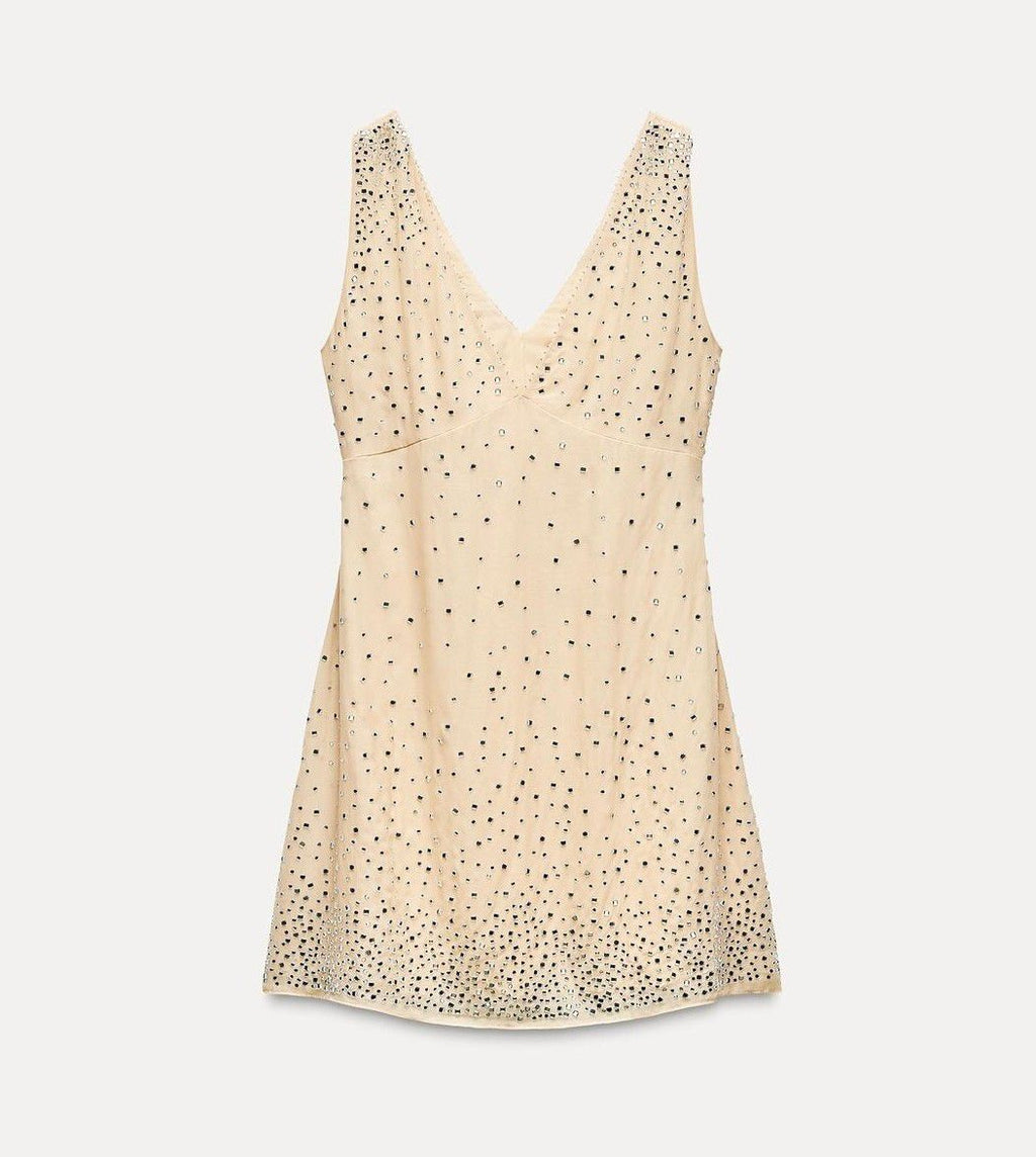 Zara rhine stone dress