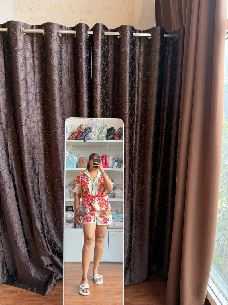 River Island linen Playsuit