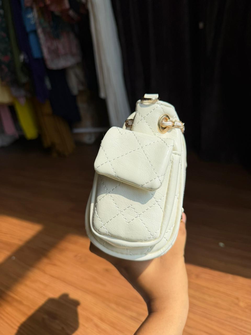 CHARLES AND KEITH -2 In 1 bagpack + crossbody
