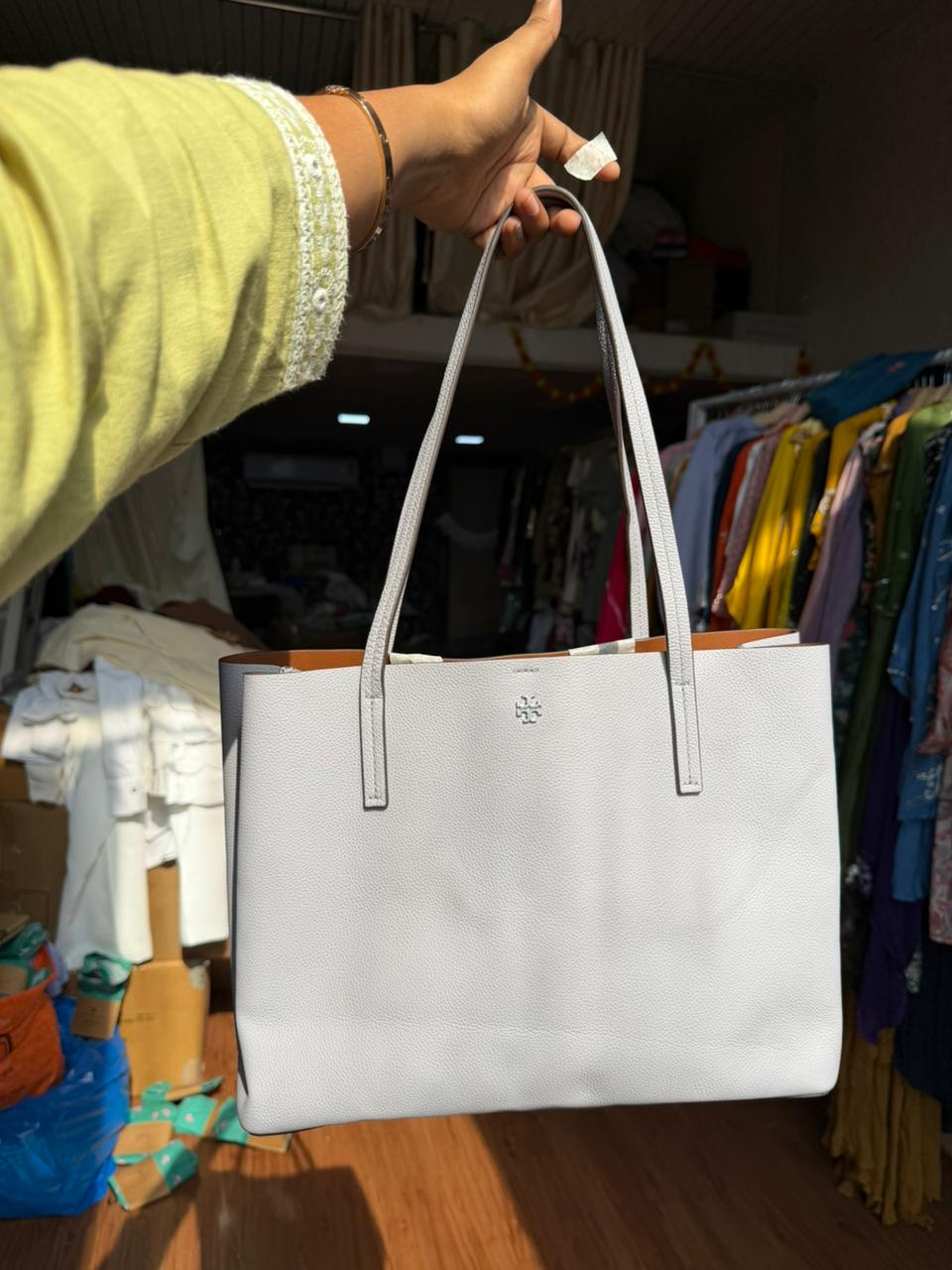 Tory Burch Original Tote Bag Brown